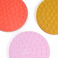 Tapis de léchage en silicone pour chat et chien avec ventouses, tapis de léchage pour animaux de compagnie, non toxique, sans BPA, respectueux de l'environnement, tapis de nourrissage lent