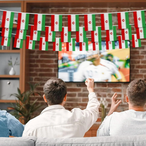 Vente directe fabricants – Drapeaux en polyester du Liban 14x21cm avec impression numérique pour la décoration des fêtes et des événements sportifs - Product Image 4