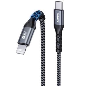 Factory Wholesale SUNGUY Nylon Braided Type-C 20W Fast Charging <b>Cable</b> 3-Year Warranty Eco-Friendly Durable for Mobile Phones - Product Image 1