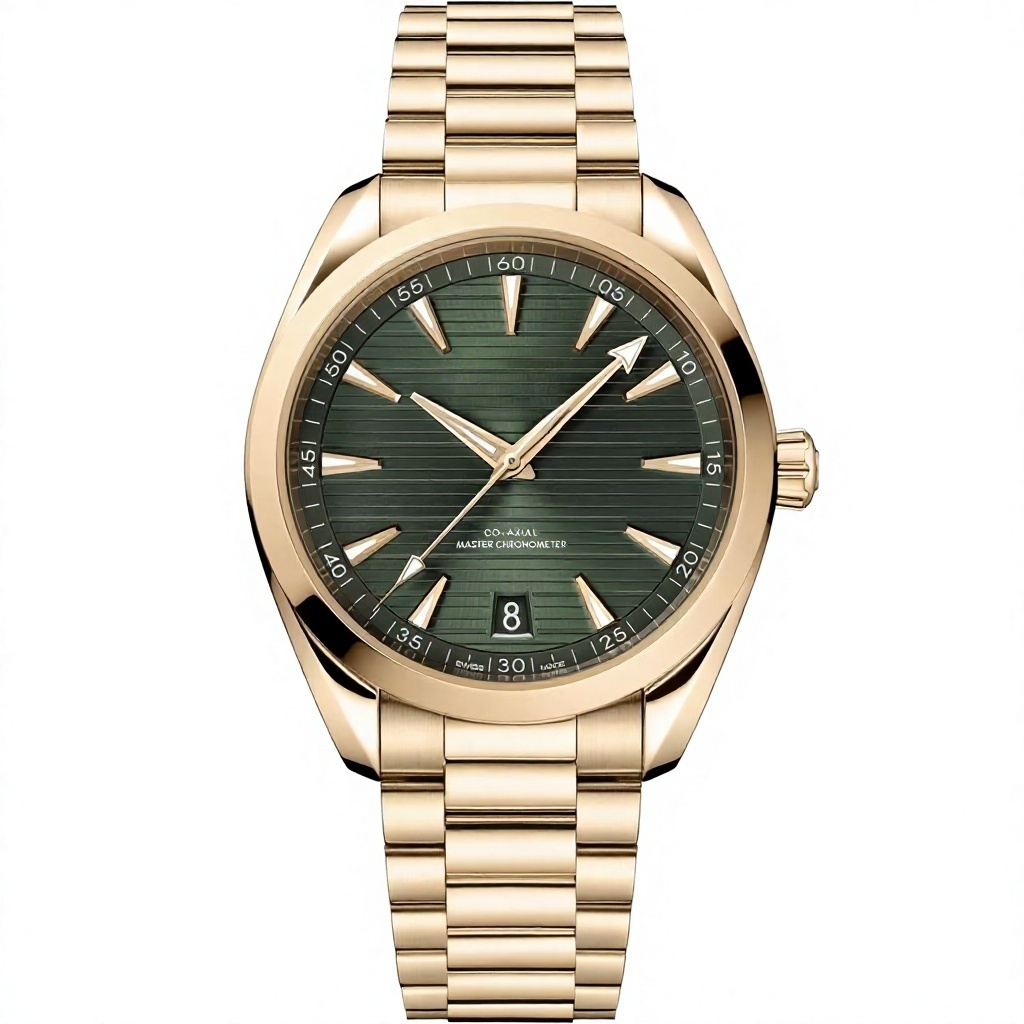 Green gold steel belt