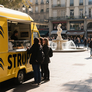 Di động phục vụ nước trái cây bia thanh thực phẩm Trailer tùy chỉnh cà phê Kem Burger Pizza BBQ Xe tải thức ăn nhanh - Product Image 3