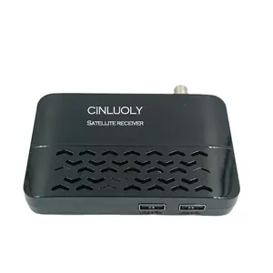 CINLUOLY卫星电视接收器4K，带GX6605S，机顶盒乐趣和凸轮迷你超卫星接收器，适用于和永远的IKSsever