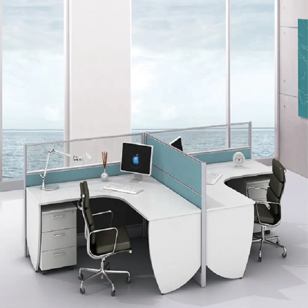 모듈 맞춤형 칸막이실 사무실 가구 2020 워크 스테이션 파티션 테이블 책상 워크 스테이션 칸막이 테이블