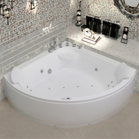 Vente flash : Spa à remous moderne autoportant en acrylique écologique avec jets pour bain relaxant dans la salle de bain