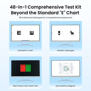 Large Screen 23.8 Inch Led Visual Chart Height Adjustment Optometry Equipment <b>Instrument</b> Ac 110-240v for <b>Optic</b> - Product Image 3
