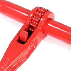 ตัวรัดโซ่เหล็กแบบมีสปริงพร้อมตะขอเกี่ยว สีแดง รุ่น MP-28 สำหรับงานหนัก - Product Image 5