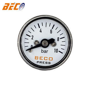 BECO 1นิ้ว Mini 10bar เครื่องวัดความดันอากาศพลาสติก ABS,Mini Manometer - Product Image 3