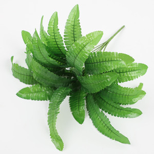 Wholesale 7-head <b>Artificial</b> Greenery <b>Bouquet</b>, <b>Artificial</b> Leaves as Floral Arrangement Materials for Home Soft Decor - Product Image 2