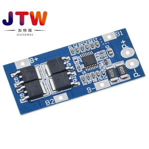 Carte de protection de batterie Li-ion JTW 3S 10A avec limitation de surintensité 20A pour batterie lithium 18650 12V - Product Image 1