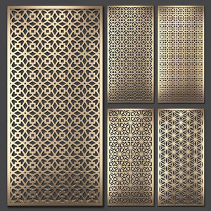 Pared divisoria de habitación colgante decorativa ignífuga impermeable personalizable WPC - Product Image 2