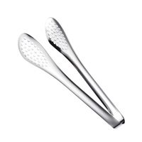 Pince alimentaire en acier inoxydable pour cuisine, barbecue, buffet, steak, pain et aliments épicés, usage commercial, ustensile de cuisine