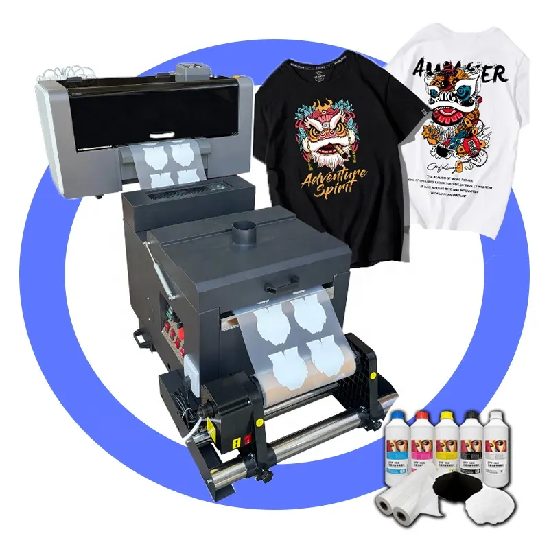 XP600 Digital A3 White Ink Heat Transfer DTF Pet Film Printer 30cm Direct to Film Printer Machine