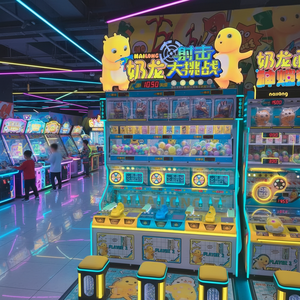 เกมยิงขวดไนลอง 3P แบบหยอดเหรียญ แข่งคะแนน วงล้อเสี่ยงโชค รางวัล JP ช่องของขวัญ 3 ชั้น - Product Image 4