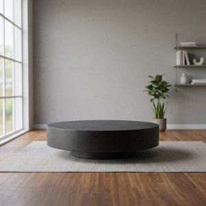 Mesa de Centro Moderna de Hormigón Ligero, Ecológica, con Superficie Impermeable para Muebles de Sala de Estar - Product Image 4