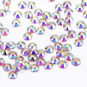 OPL Wholesale Non-Hotfix Rhinestones - High Quality Stone Glass Flatback Nail Art AB Crystal Rhinestones