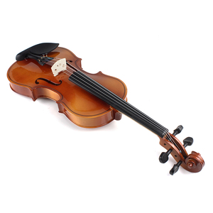 Precio de fábrica al por mayor Violín de madera contrachapada barato de mejor calidad con arco de madera de Brasil para niños y estudiantes - Product Image 4