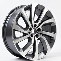 Jantes en alliage OEM de 17 à 21 pouces, couleur gris canon, face usinée, 5 trous, jantes de remplacement pour SUV et voitures particulières, Y000