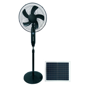 Ventilador de Pedestal Solar Multifuncional Inteligente con Oscilación y Salida Tipo-C para el Hogar - Product Image 3