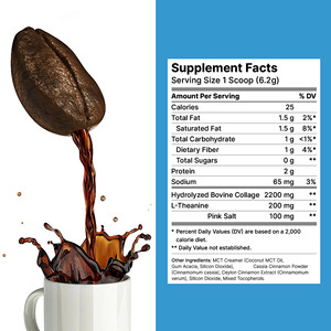 Café à la cannelle OEM ODM avec collagène bovin hydrolysé pour la beauté et l'amélioration de la concentration, usage adulte, soutien immunitaire - Product Image 2