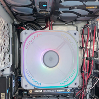 120mm RGB PC Gaming Case Ventilateurs de refroidissement 6PIN Refroidisseur d'air d'ordinateur industriel en plastique avec éclairage RVB