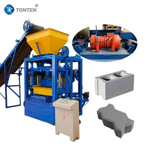 Fábrica Direta Enviar Trolley Venda DF4-40A Hopper Tipo Manual Oco Bloqueio Bloco Tijolo Que Faz A Máquina Com Preço Baixo - Product Image 1