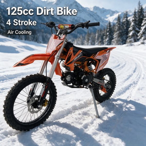 Moto tout-terrain à essence haute performance de 125 cm³ avec pneus avant de <span class=keywords><strong>17</strong></span> pouces et arrière de <span class=keywords><strong>14</strong></span> pouces, moto de cross de 125 cm³ - Product Image 1