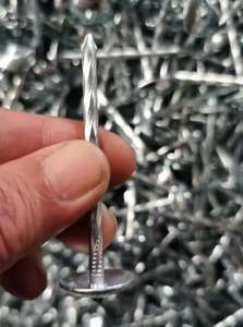 Оптовые гвозди для кровли из оцинкованной стали с гладким спиральным шпилькой и гофрированным стержнем, 2, 2.5, 3 дюйма, повышенной прочности - Product Image 2