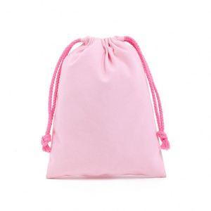 Eco-Friendly Recyclable Custom Logo Rope Handle <b>Drawstring</b> <b>Bags</b> <b>Canvas</b> Printed Cotton Linen Felt Packaging for Gift Jewelry - Product Image 4