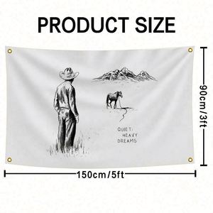 Banderas Publicitarias Digitales para Exteriores, Banderas de Doble Cara 100% Poliéster para Fanáticos de la Música - Product Image 6