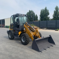 Prix d'usine CE EPA 4x4 Mini-chargeuse frontale, mini-chargeuse agricole sur roues, pelle rétrocaveuse sur roues certifiée CE