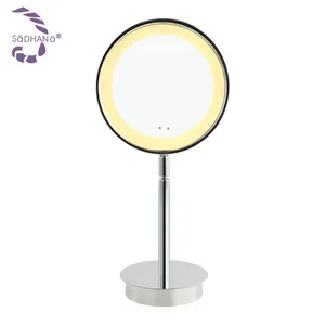 Tischspiegel Neuheit universell 8 Zoll 3 × 5 × 7 × Desktop LED Make-up-Vergrößerungsspiegel mit Ständer LED-Einweichspiegel