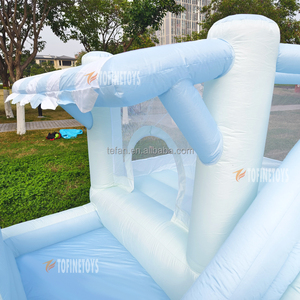 OEM SMOL Combo Castello Gonfiabile a Tema Negozio con Scivolo Asciutto e Bagnato, Castello Gonfiabile con Scivolo d'Acqua per il Divertimento dei Bambini in Giardino - Product Image 3