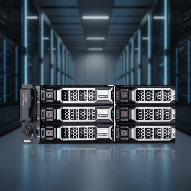 Dell EMC PowerVault ME5084 84-Bay 5U SAS Interface SAN/DAS Storage Array with 8TB Capacity Stock Available NAS Server Storage
