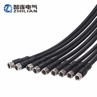Connecteur M12 circulaire étanche IP67 industriel pour câble, 3, 7, 8, 9, 10, 12, 13, 14, 16 broches (M5, M8, M9, M16, M23, 7/8, 2, 3, 4, 5, 6, 7, 8, 9, 10, 12, 13, 14, 16)