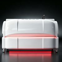 Lit de luminothérapie LED professionnel 633nm 810nm 850nm 940nm avec double commande centralisée pour usage commercial