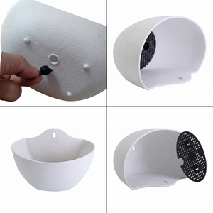Macetas Colgantes de Pared de Plástico PP de Alta Calidad, Macetas Decorativas Planas con Drenaje, Proveedor al por Mayor B2B - Product Image 2