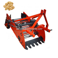 Cosechadora de patatas pequeña de precio barato con tractor para caminar Mini máquina cosechadora de patatas