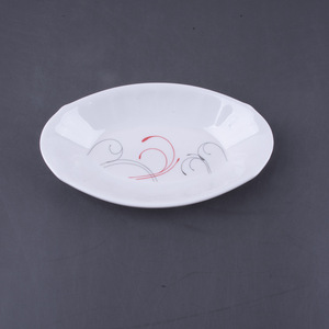Vajilla de <span class=keywords><strong>Melamina</strong></span>, Plato de Plástico en Forma de Barco, Plato Pequeño Blanco con Diseño Creativo, Plato Rectangular, Fabricante - Product Image 2
