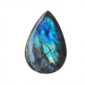 Natural Labradorite Heart Shape Brilliant Cut Loose Gemstone Blue Flash 6mm/7mm 5/<b>7</b> Carat Polished Stone Rings Pendants Jewelry - Product Image 5
