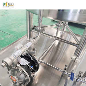 Réservoir de mélange en acier inoxydable avec agitation 100l 200l 500l 1000l 2000l Réservoir de mélange pour l'industrie cosmétique de savon <span class=keywords><strong>liquide</strong></span> chimique - Product Image 3