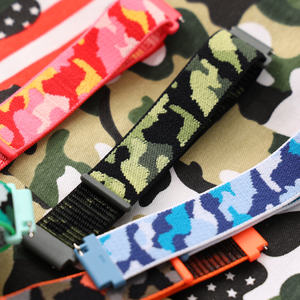 Banda trenzada de nailon para Samsung Galaxy Watch 7/6/5/4 para Huawei Watch 4/3/GT3 pulsera ajustable <span class=keywords><strong>Amazfit</strong></span> GTR/Correa <span class=keywords><strong>Stratos</strong></span> - Product Image 3