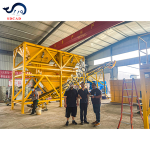 Centrale à <span class=keywords><strong>béton</strong></span> sec 60m3/h avec système d'alimentation à trémie unique pour les petits et moyens chantiers de construction - Product Image 3