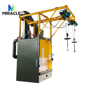 Machine de grenaillage à ceinture de dégringolade traitement Type de cintre mobile machine de grenaillage finisseur professionnel - Product Image 6