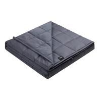Couverture lestée confortable pour le sommeil en coton pliable sur mesure de qualité supérieure avec des billes de verre