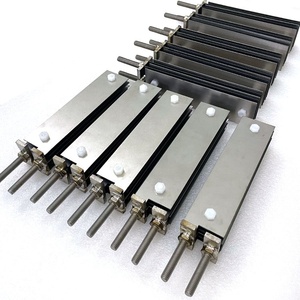 Plaque d'anode en titane Gr1 MMO pour ioniseur de <span class=keywords><strong>piscine</strong></span>, électrode en titane revêtue de ruthénium iridium pour traitement électrolytique de l'eau sur mesure - Product Image 1