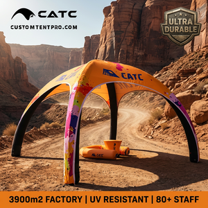 Tente événementielle gonflable CATC robuste, étanche, résistante aux UV, avec logo personnalisé, tente araignée, promotion extérieure pour roadshow, certifiée CE - Product Image 1