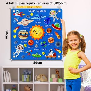 Piezas <span class=keywords><strong>de</strong></span> Fieltro para Historias <span class=keywords><strong>de</strong></span> Fábrica OEM para Niños Pequeños, Preescolares, Kits <span class=keywords><strong>de</strong></span> Juego Interactivos para Contar Historias, Juguetes <span class=keywords><strong>de</strong></span> Fieltro Personalizados - Product Image 3