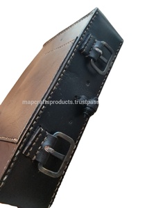 OEM Printed Logo Custom Requirement Logo 100% Genuine Leather Packaging British Cartridge Boxes <b>Belts</b> - Product Image 6