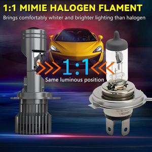 LELANPU Strobe 9005 Driver T20 H13 D3s Xenon Parts H11 H3 Fog 2 Colores D4s 110W H4 Bombillas LED para Faros Delanteros <span class=keywords><strong>de</strong></span> Coche con Lente Proyectora - Product Image 6
