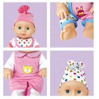 Poupée Bébé Mignonne en Pyjama de 10 Pouces, Ensemble de 6 Pièces, Jouet Réaliste en Silicone Doux pour Enfants, Taille Idéale à Embrasser, Cadeau d'Anniversaire pour Filles avec Boîte PDQ